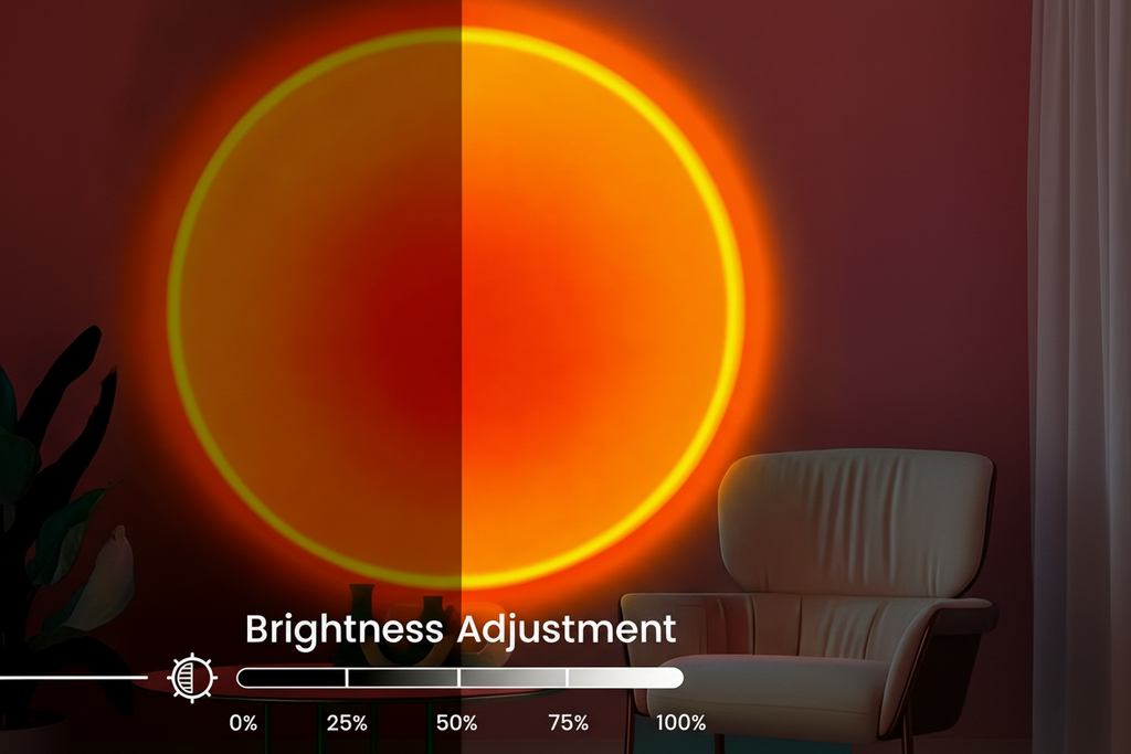 Luna Sunset Projection Lamp