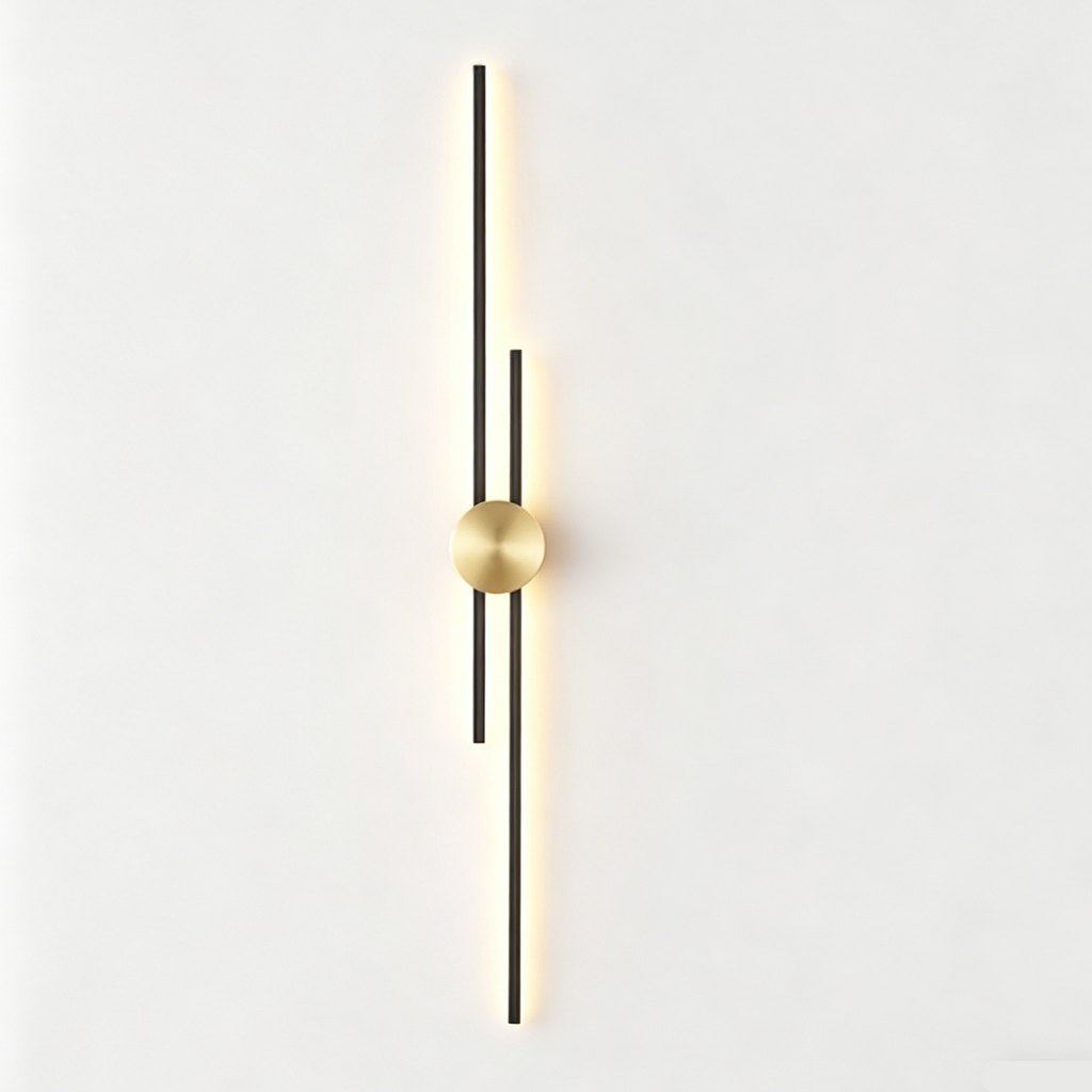 Linea Noir Minimalist Wall Sconce