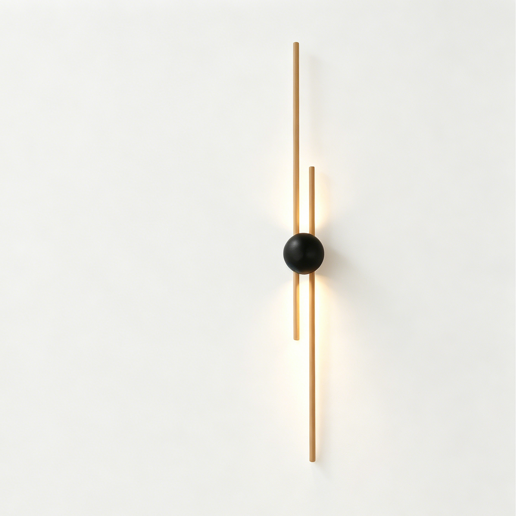 Linea Noir Minimalist Wall Sconce