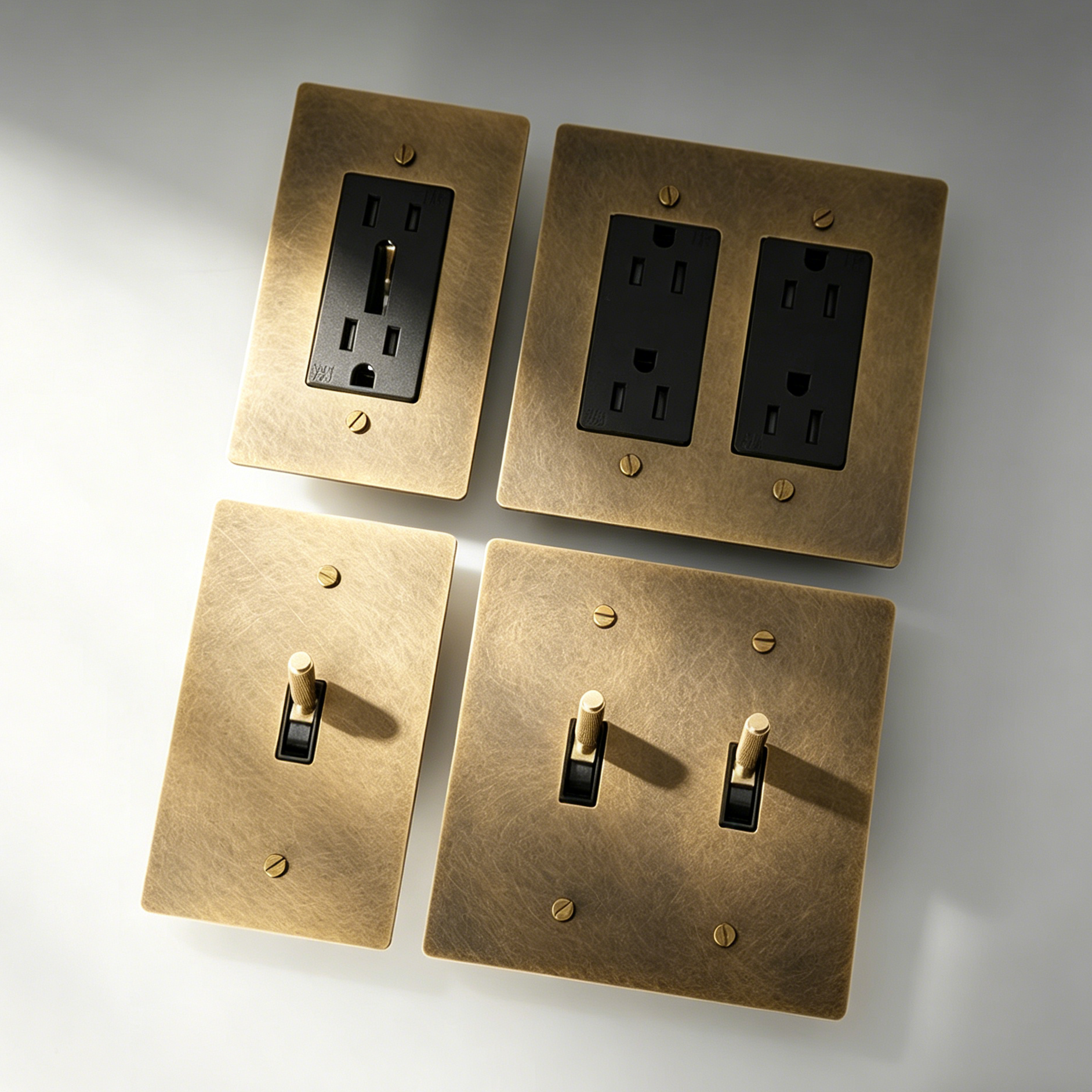Retro Brass Electrical Kit