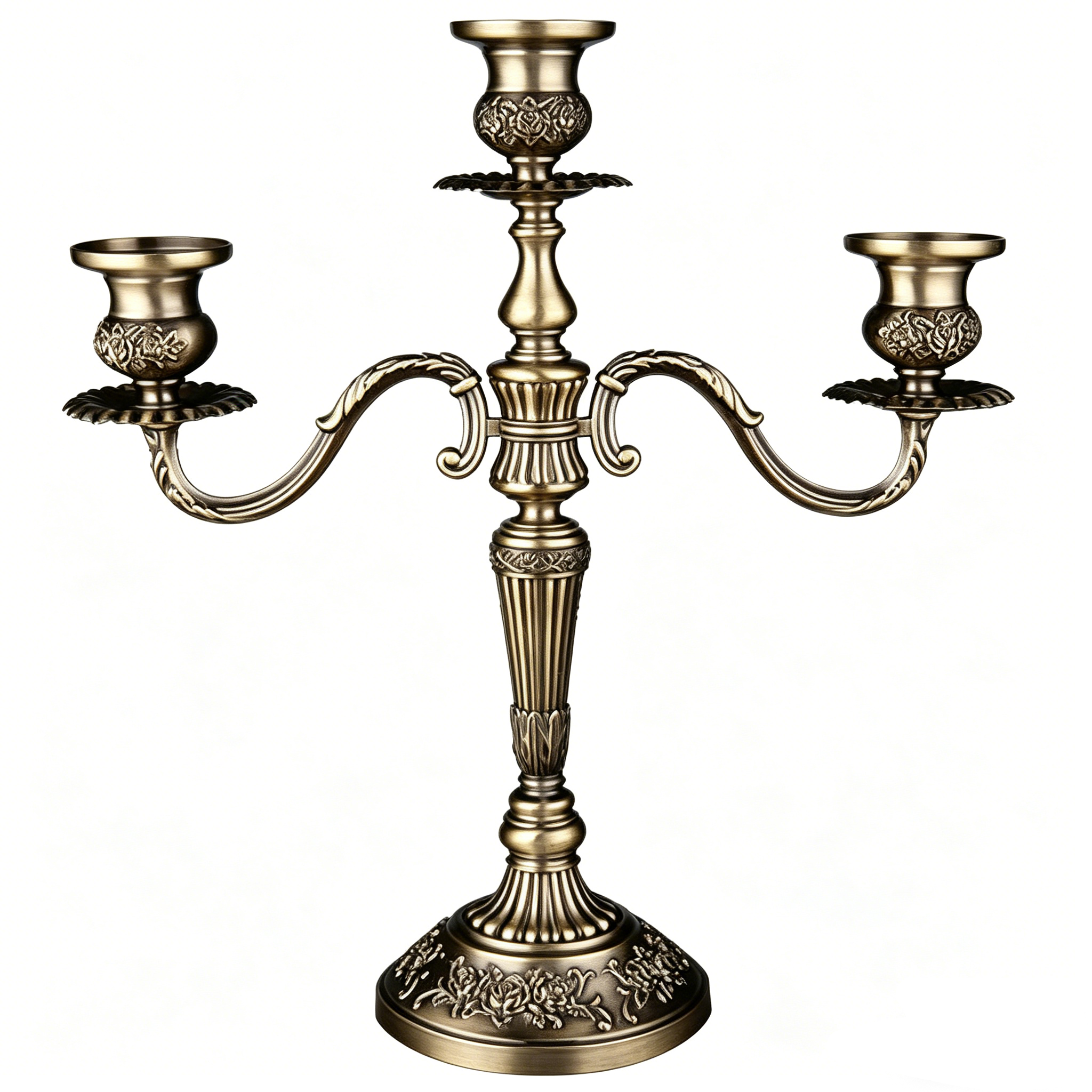 Valeria Brass Candle Holder