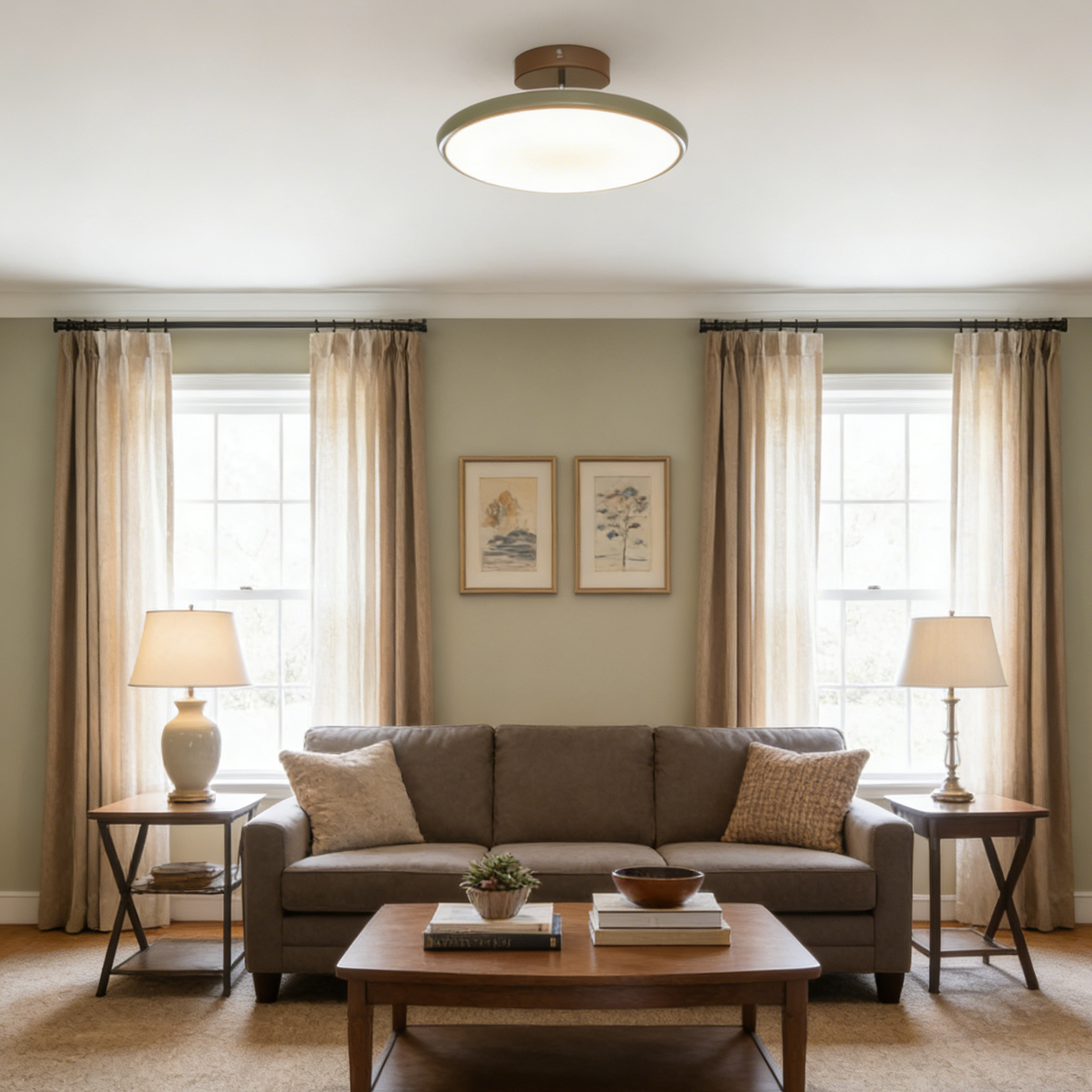 Oris Floating Disc Ceiling Lamp