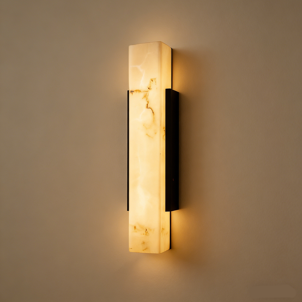 Kaia Marble Outdoor Wall Light