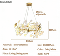 Celeste Gingko Chandelier