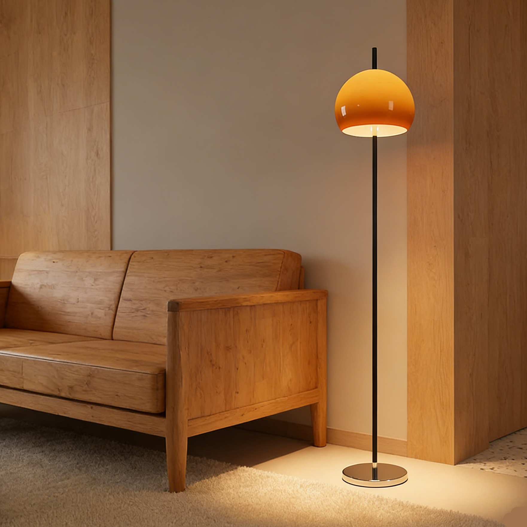 Luca Glass Floor Lamp
