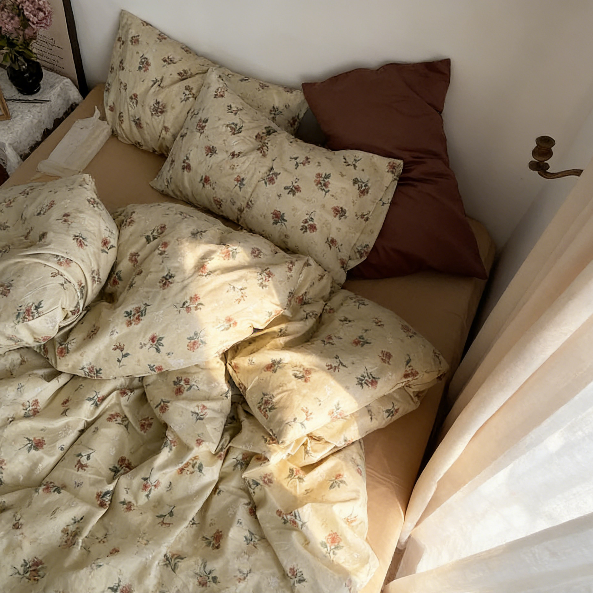 Vintage Floral Duvet Cover Bedding Set