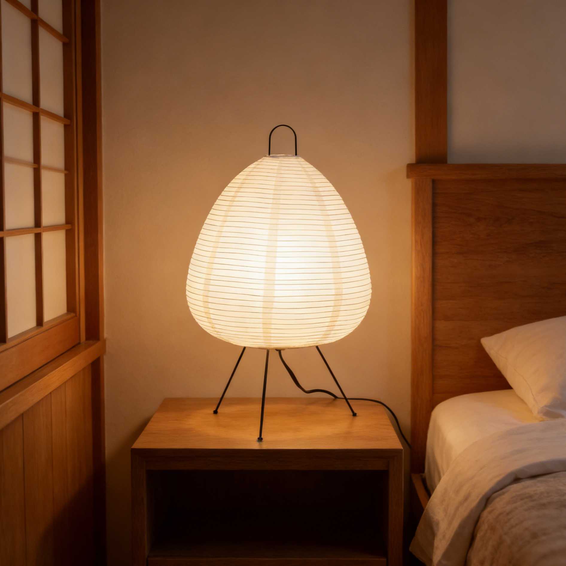 Yūgen Rice Paper Table Lamp