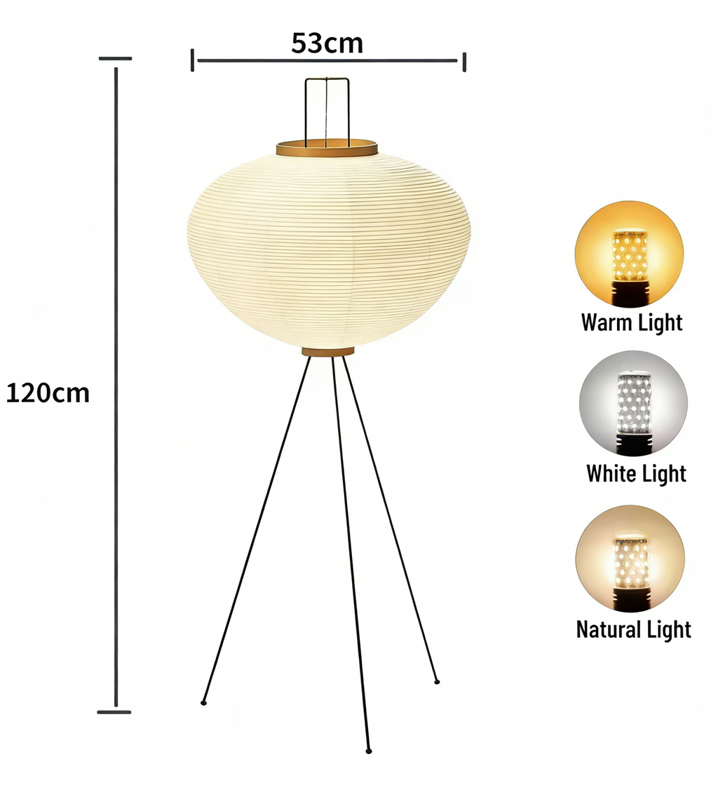 Yūgen Rice Paper Floor Lamp
