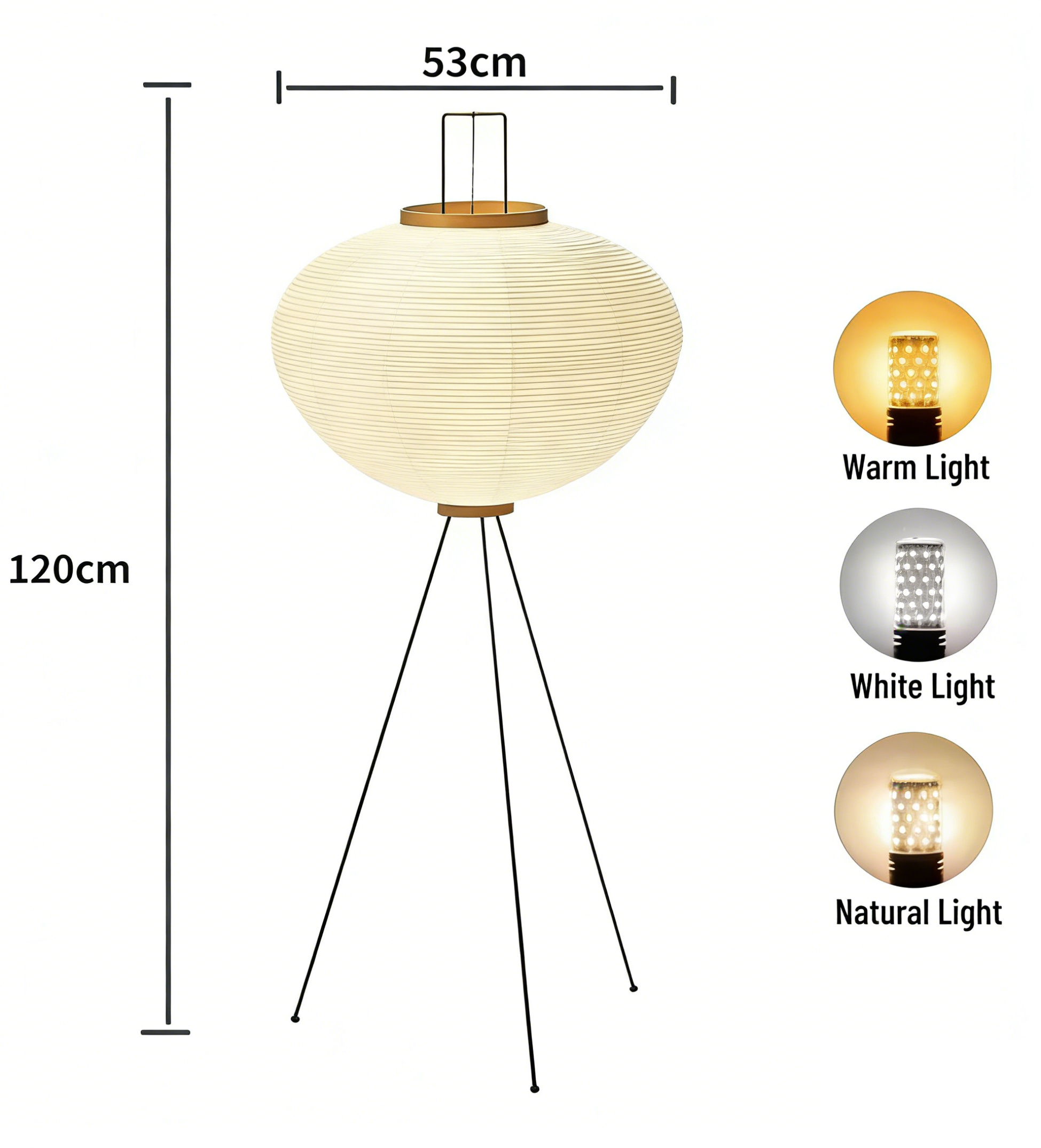 Yūgen Rice Paper Floor Lamp