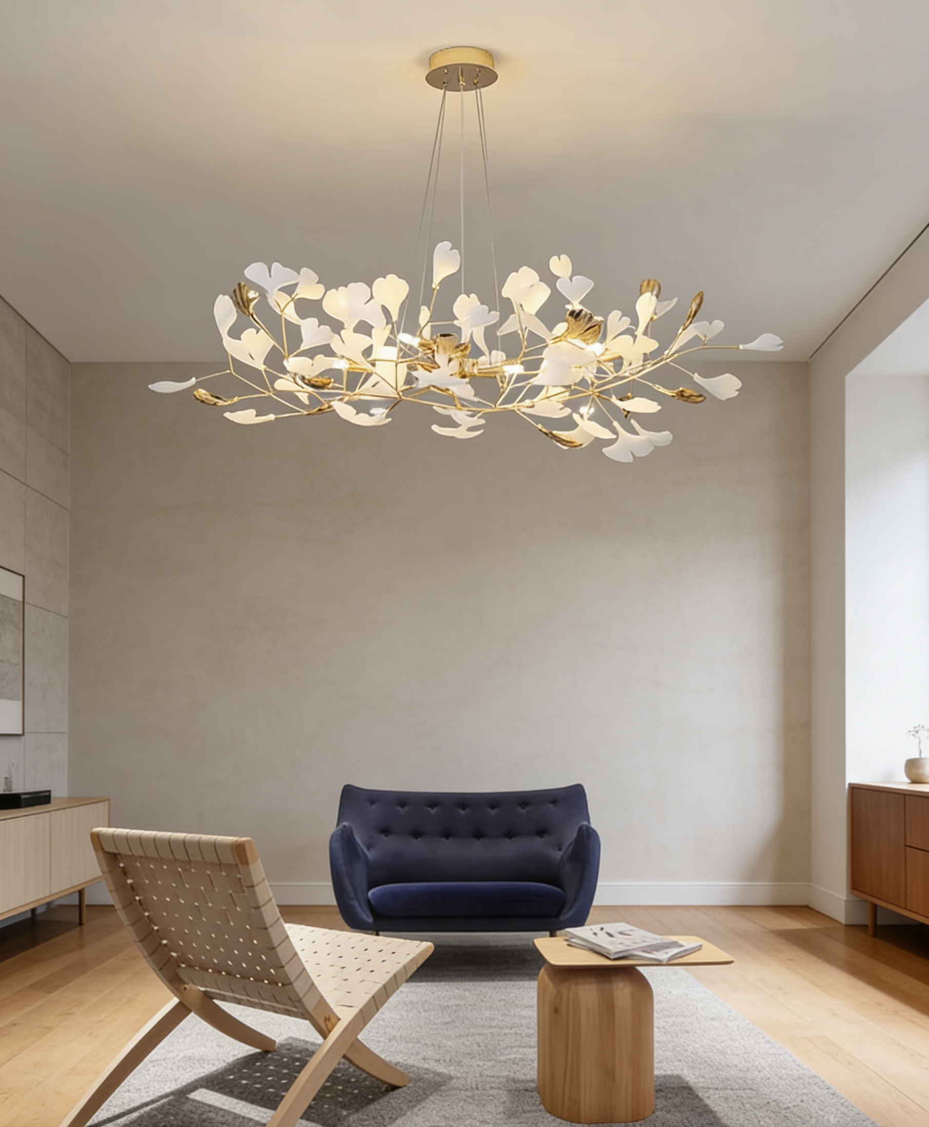 Celeste Gingko Chandelier