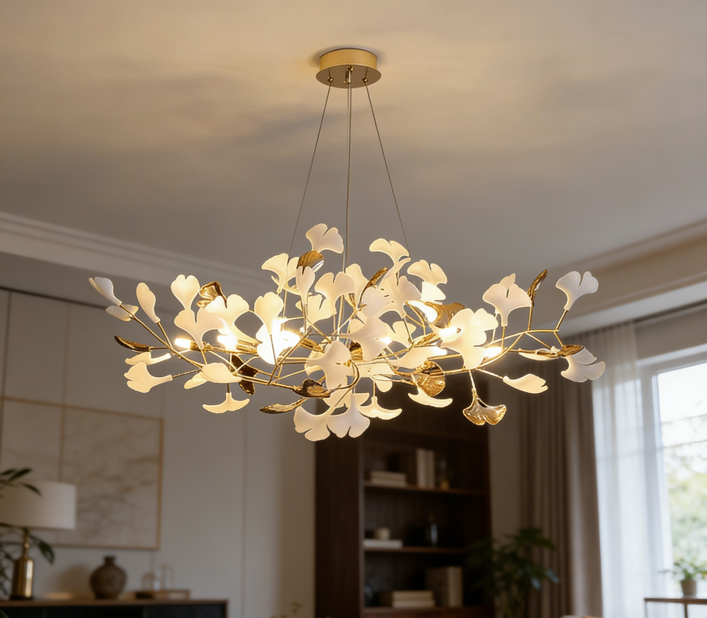 Celeste Gingko Chandelier