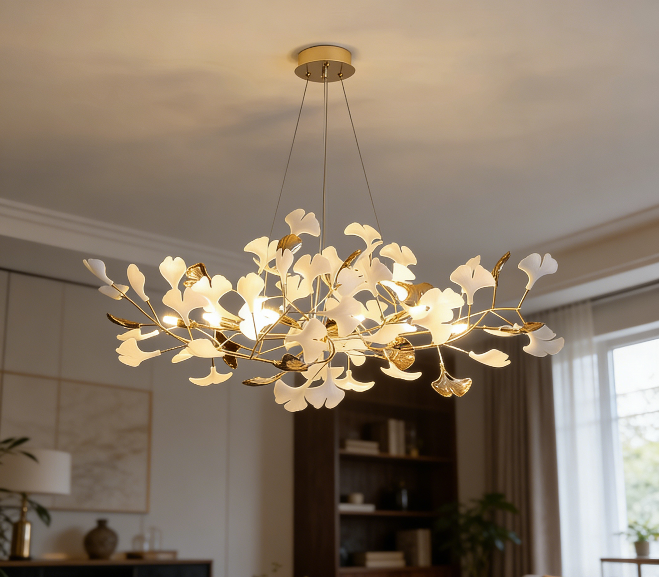 Celeste Gingko Chandelier