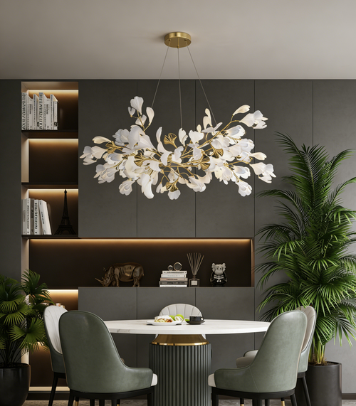 Celeste Gingko Chandelier
