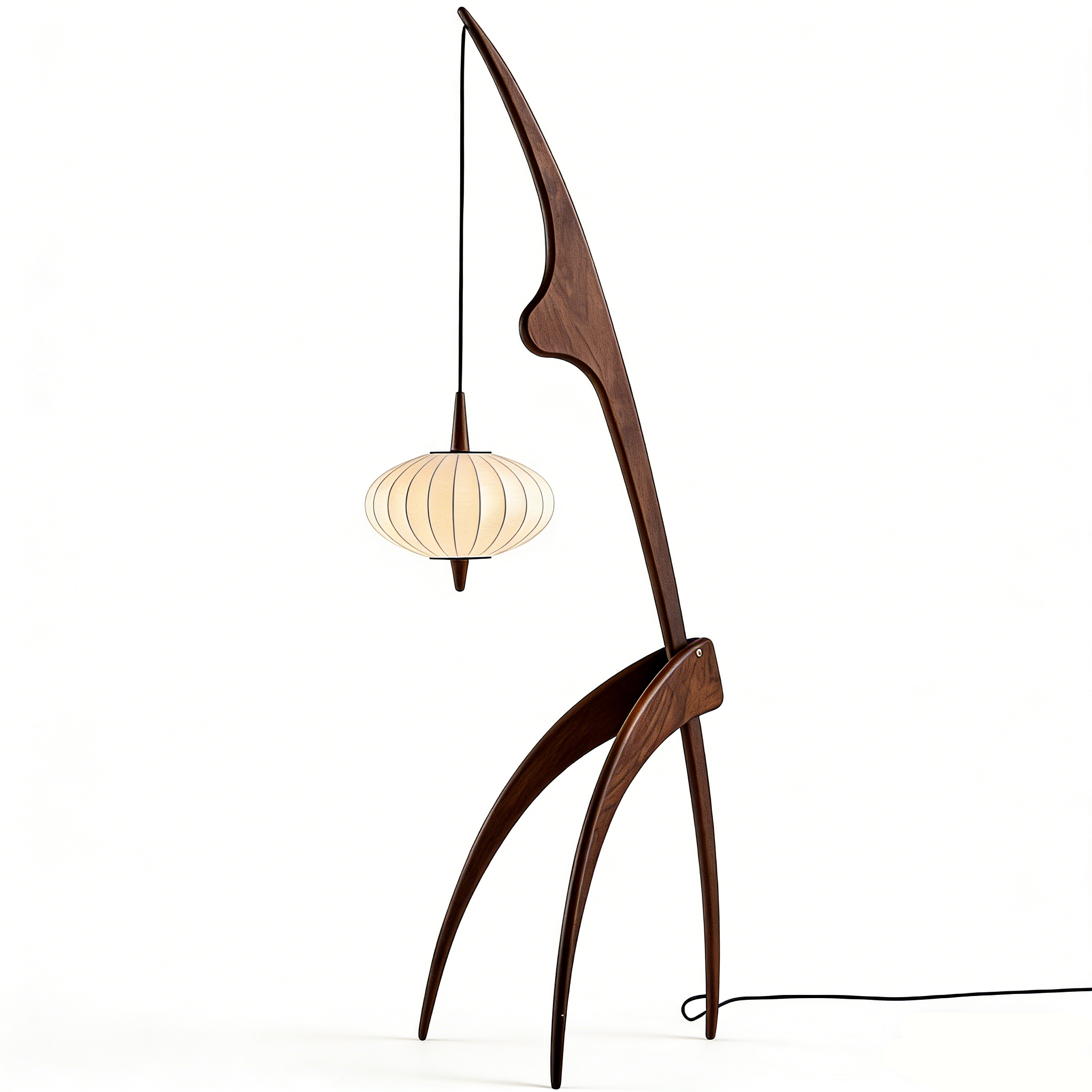 Ren Wooden Wabi-Sabi Floor Lamp