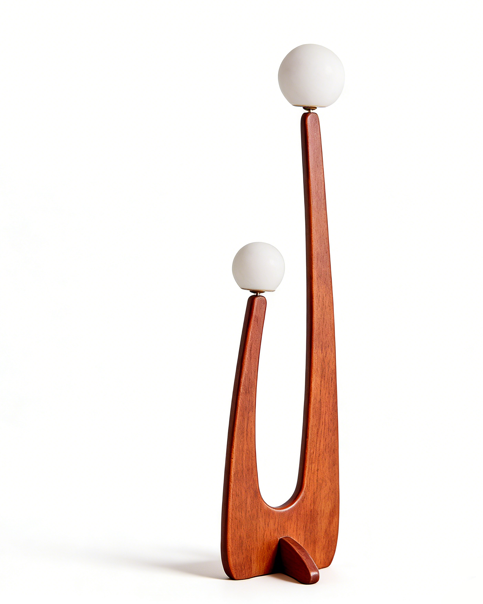 Sora Walnut Floor Lamp