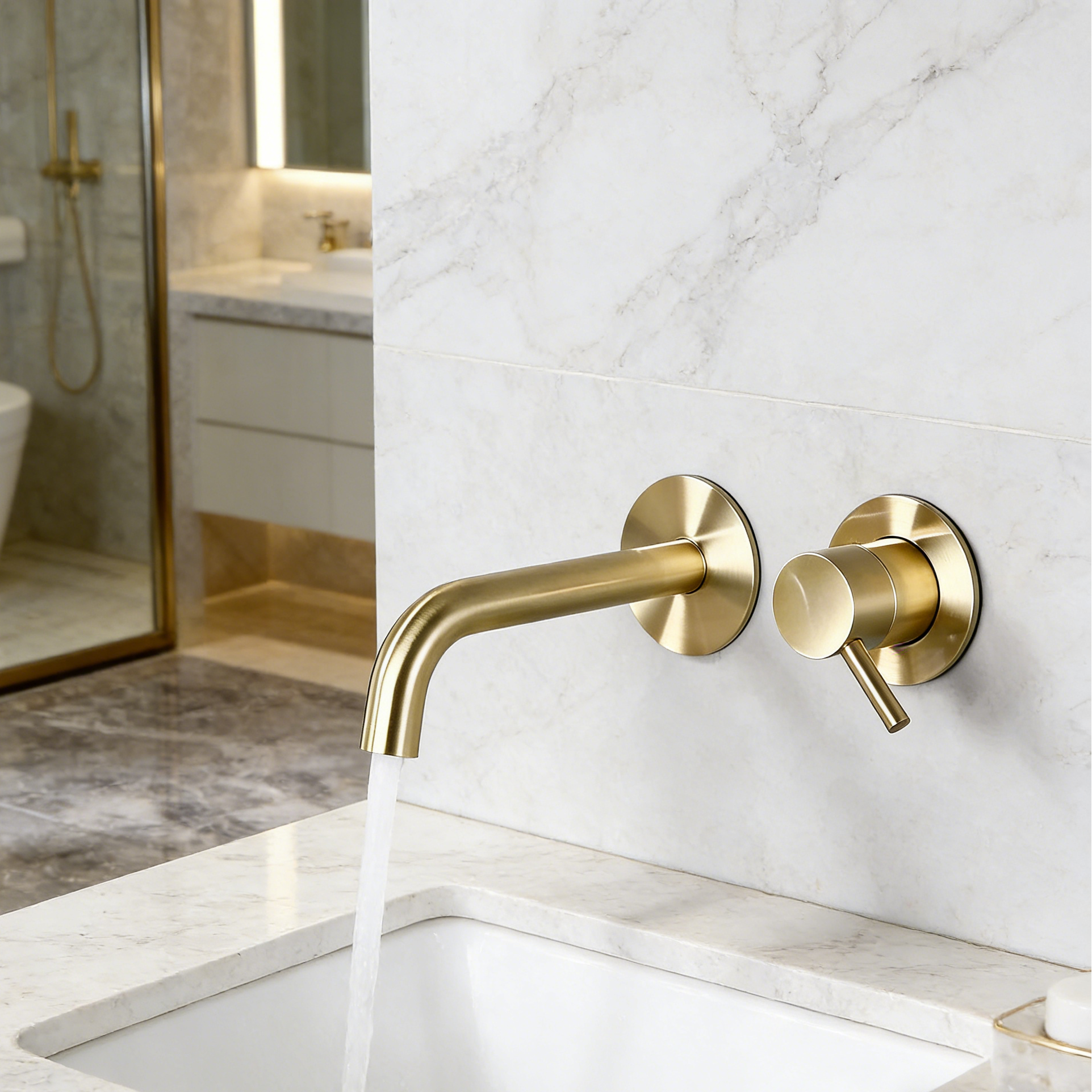 Lina Brass Bathroom Faucet