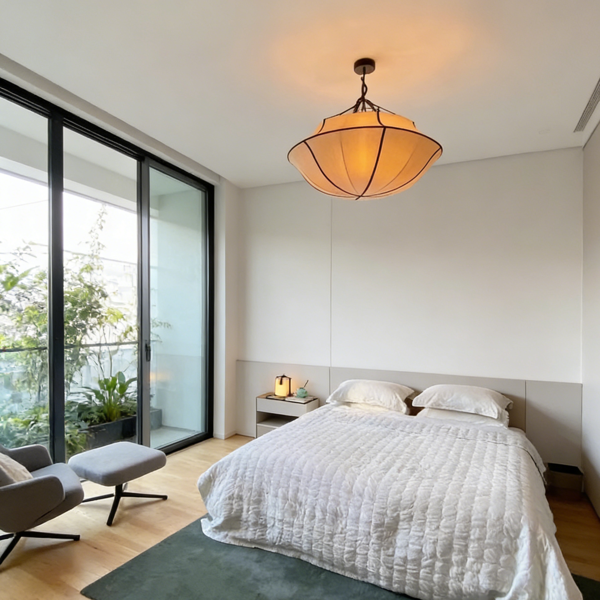 Ryuka Silk Pendant Light