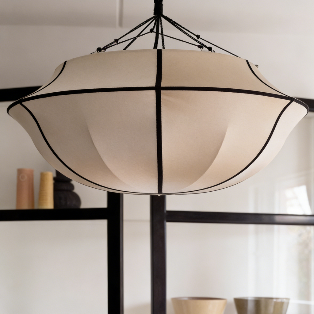 Ryuka Silk Pendant Light