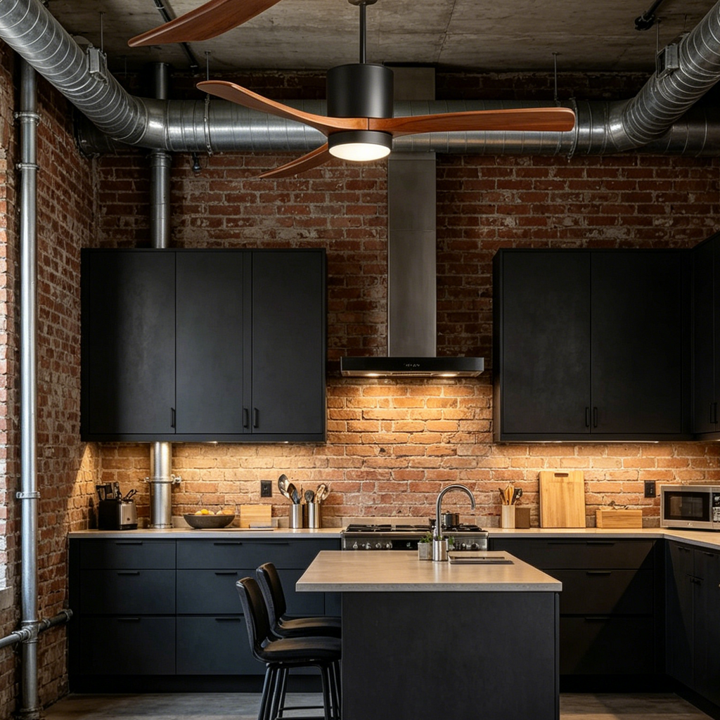 AeroNord Wood Ceiling Fan Light