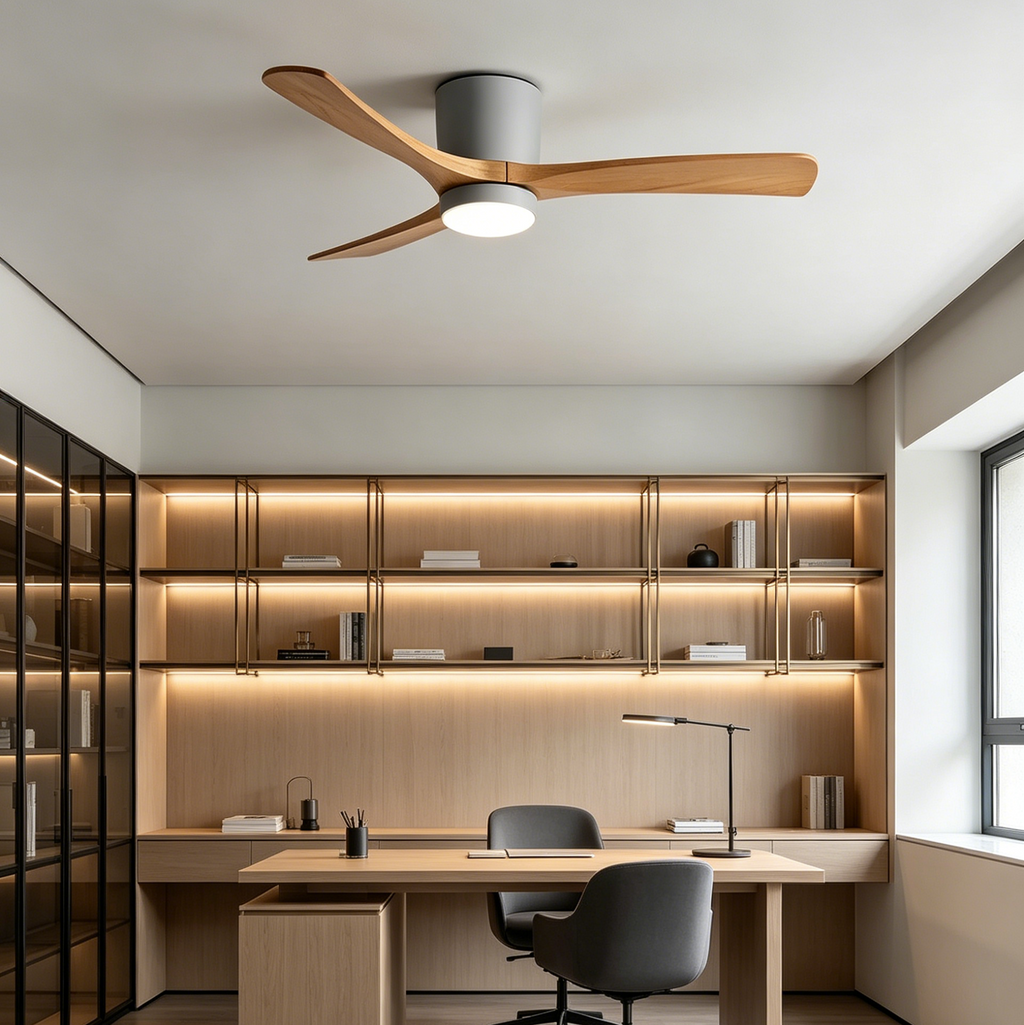 AeroNord Wood Ceiling Fan Light