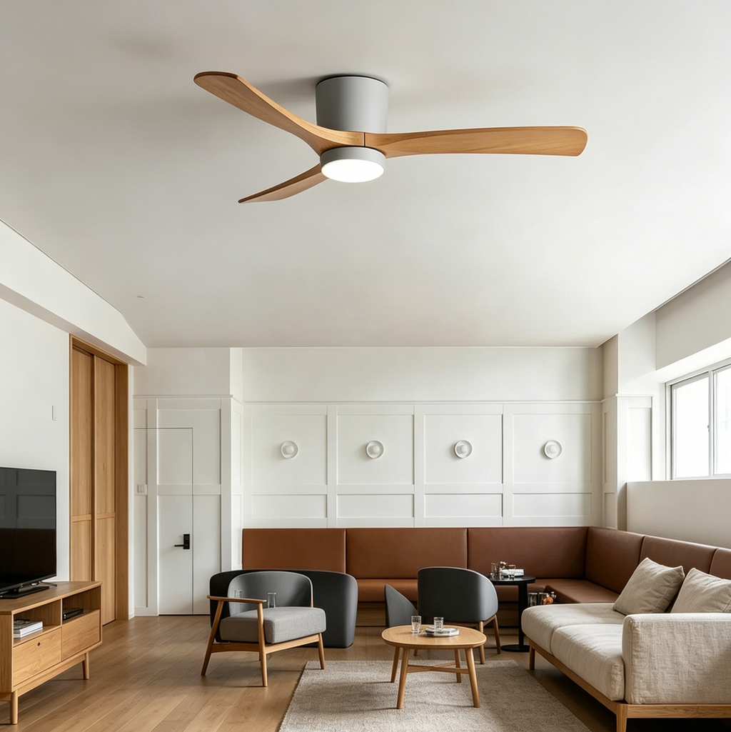 AeroNord Wood Ceiling Fan Light
