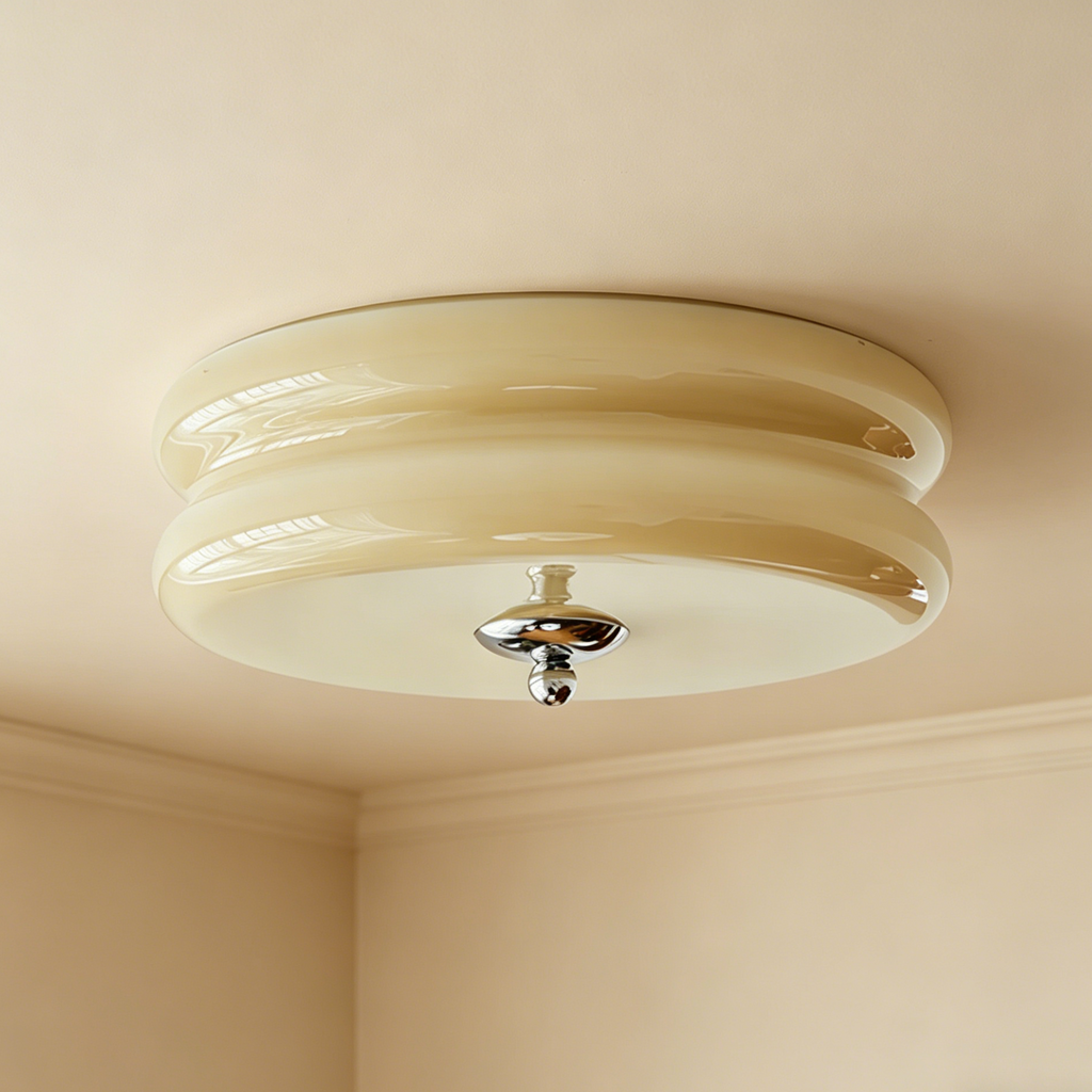 Claira Art Deco Glass Ceiling Light
