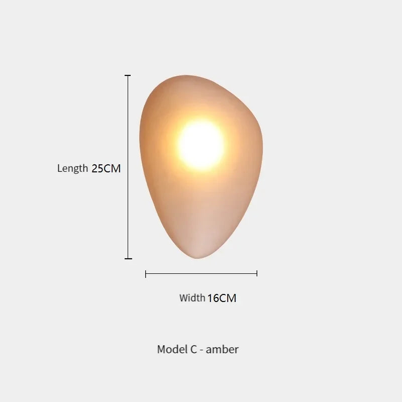 Milo Pebble Wall Lamp