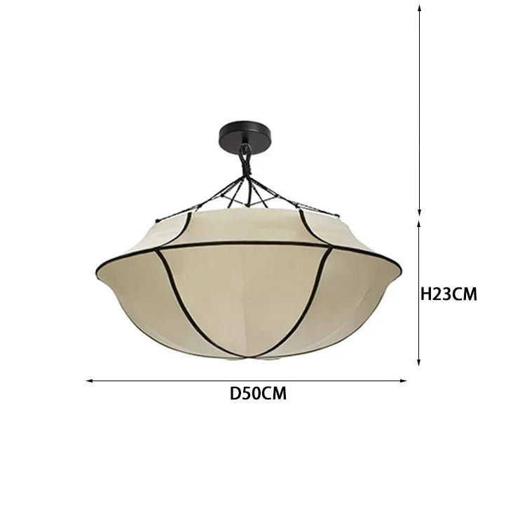 Ryuka Silk Pendant Light