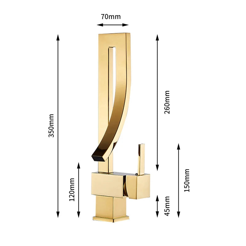 Velin Solid Brass Basin Faucet