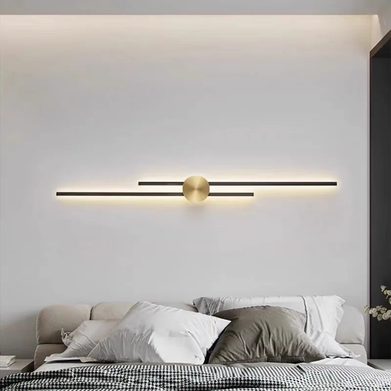 Linea Noir Minimalist Wall Sconce