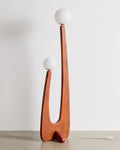 Sora Walnut Floor Lamp