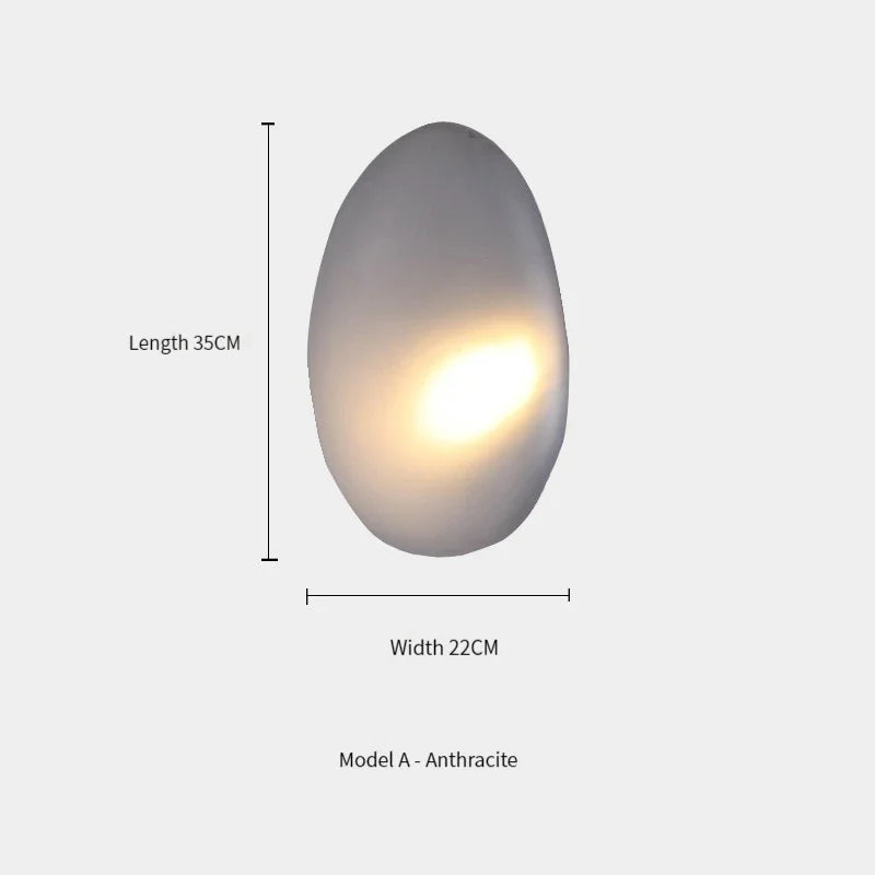 Milo Pebble Wall Lamp